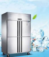 Réfrigérateur de style restaurant à quatre portes congélateur à refroidissement direct 240V 60Hz