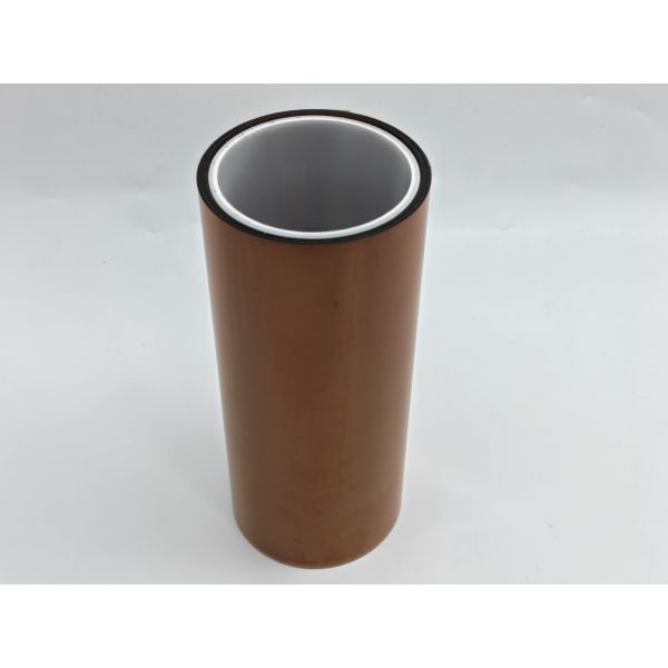 80μm Dark Amber Heat Resistant Gold Finger Lamination PI Tape for Battery Industry