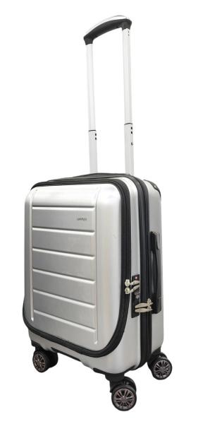ABS Cabin Travel Suitcase Front Opening Cabin Luggage With TSA Locks