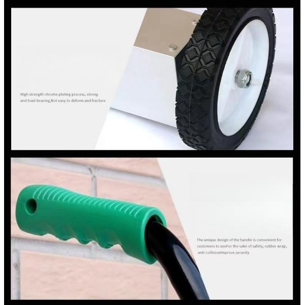 Wheeled Lightweight Handheld Magnetic Sweeper Top Release High Cleaning Efficiency