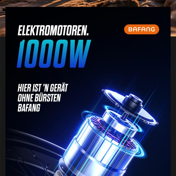 48V Voltage Electric Bicycles EU and US Warehouse 17.5A Battery Capacity Off-Road Design