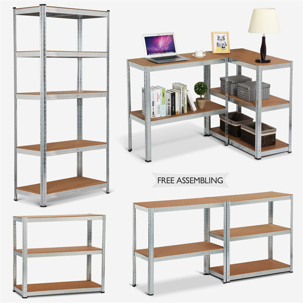 900*450*1800 Boltless Storage Rack 5 Tiers Heavy Duty Boltless Shelving System Garage