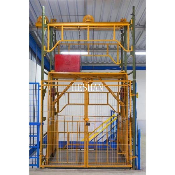 Гидравлический мини-грузовой лифт подъема товаров направляющего рельса 3000 м