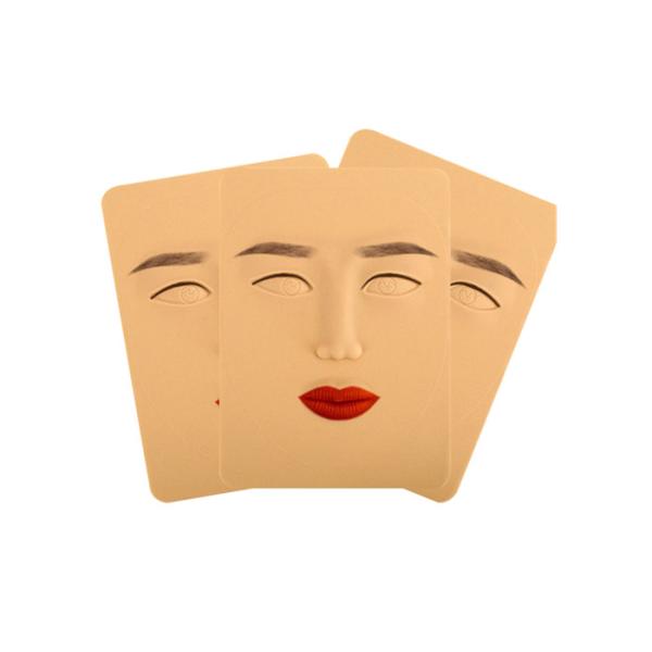 Durable Tattoo Practice Skin Products 3D Full Face Practice Skin Design