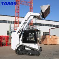 TOROS Skid Steer Backhoe Loader Compacto Pequeno Carregador de Pista para remoção de detritos