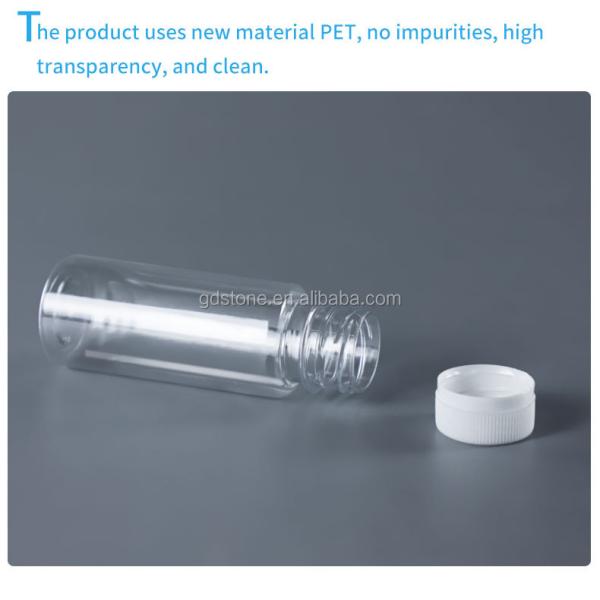 SIDUN 100ml PET Plastic Bottle With Screw Cap 39*116mm