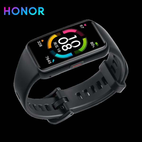 Honor Band 6 Standard Edition 1.47 Inch Full Screen 14 Days Using Support 10 Sports Heart Rate Monitor Smart Wristband