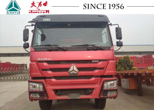 Durable HOWO 6X4 Tipper Truck With 336 HP Engine For Equipment Rental