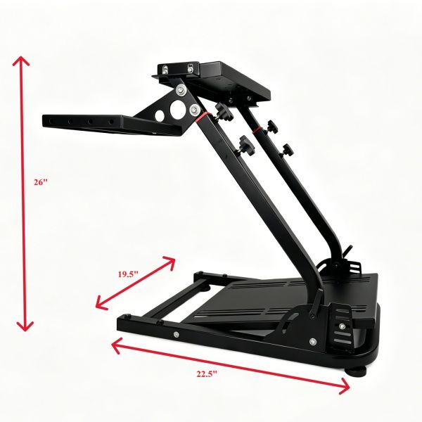 Adjustable Metal Frame Racing Simulator Cockpit For Thrustmaster Steering Wheel