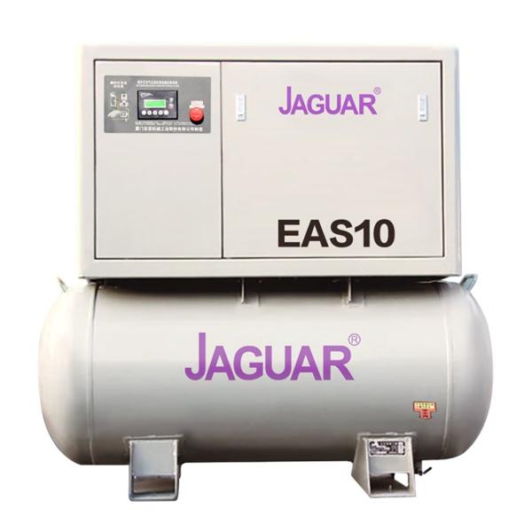 10HP JAGUAR Portable Screw Air Compressor for Automotive Industry Power Source AC POWER