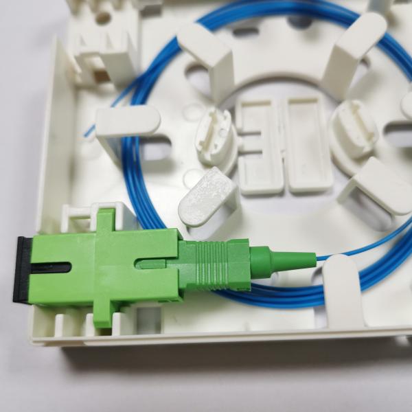 1 гаван панель гнезда SC APC коробки прекращения оптического волокна FTTH с отрезком провода 1.5m