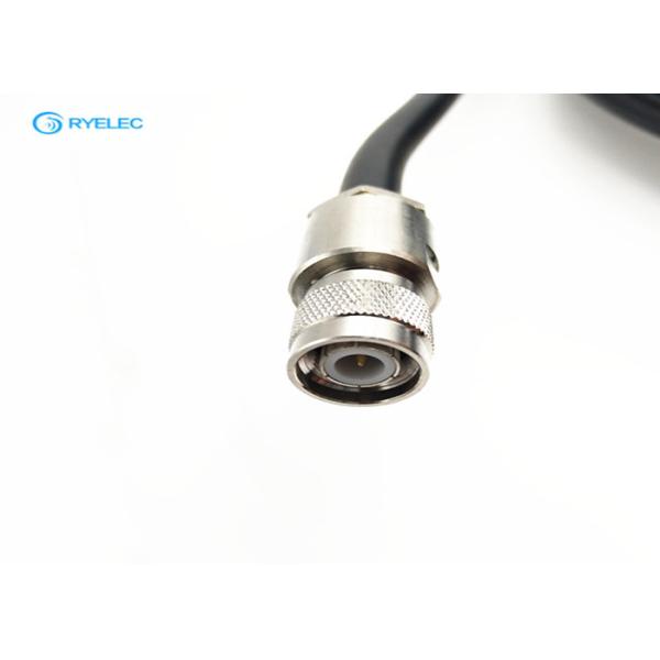Nickel Plated Coaxial RF Cable Assemblies TNC Male To TNC Female Connector