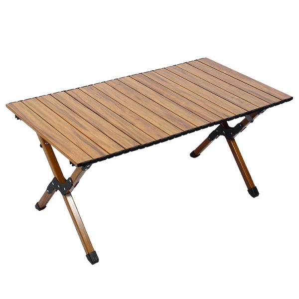 Aluminum Roll Up Camping Table 30kg Capacity 5.5kg Weight