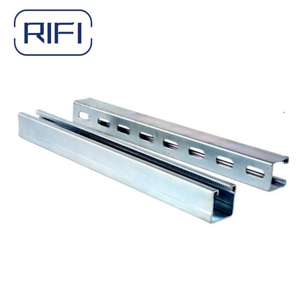 1 polegada de aço laminado C canal 41x21mm galvanizado zinco preto acabado