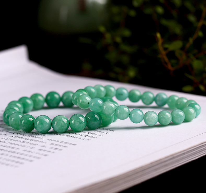 Retractable Jade Beading Natural Gemstone Bracelet