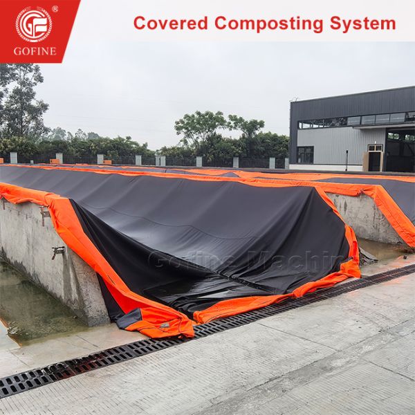 Film-Covered Aerobic Composting Machine for Organic Fertilizer Production
