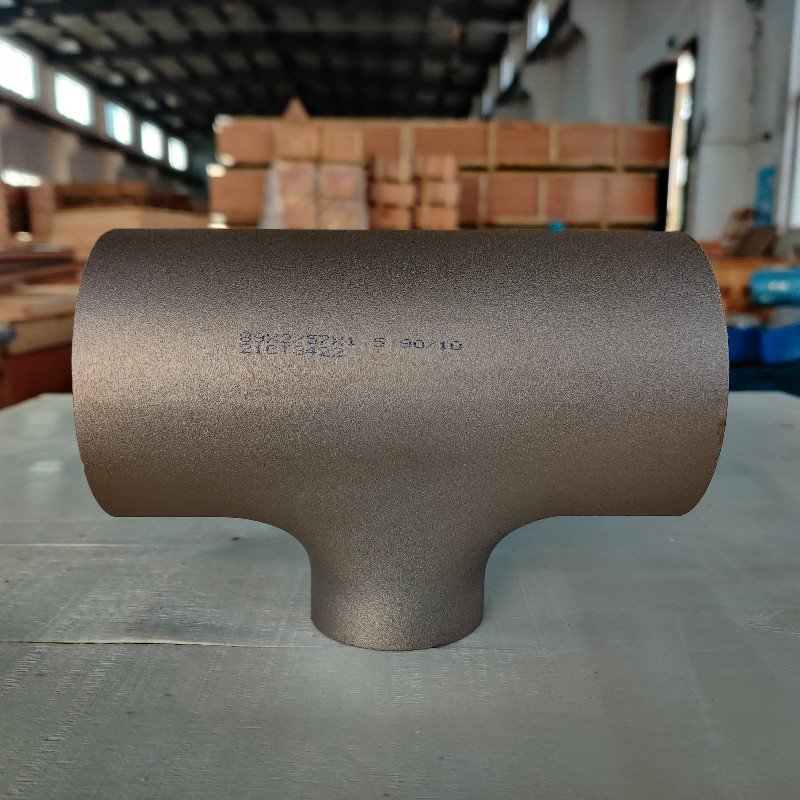 UNS C71500 CuNi 70/30 Reducing Tee Socket Weld Fitting ASME B16.5 Class 150 Forged Pipe Fittings