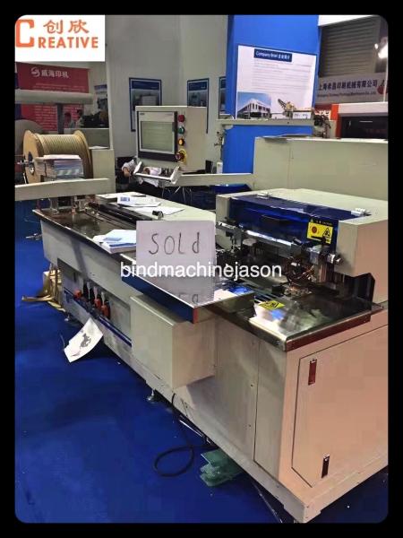 Duo wire binding machine with hole punching function PBW580 for notebook