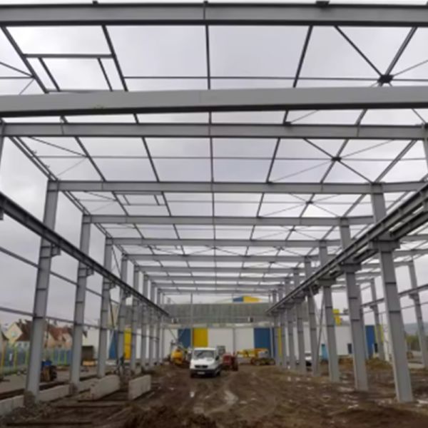 Q355B Steel Space Frame Steel Structure Prefab Steel Structure Portal Frame