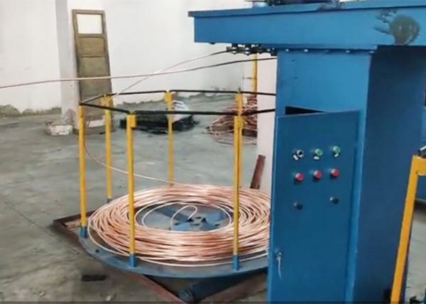 fio de cobre ascendente Rod Melting Machine do tubo da máquina de moldação 170A contínua