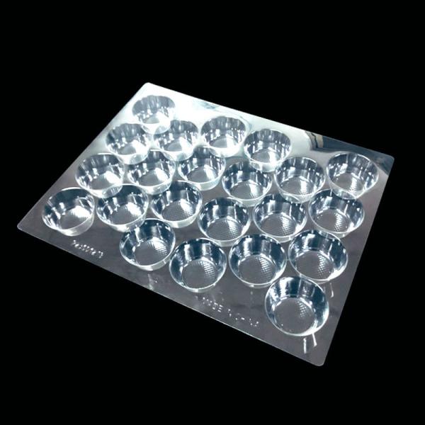 Food Grade Clear PET 22 Cell Cookie Tray for Bakery Chocolates