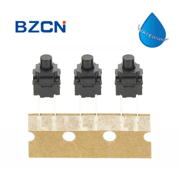 Taping Type Waterproof Tactile Switch Plastic Button Thru Hole DIP Terminal