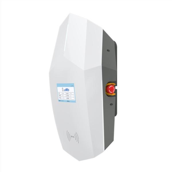 4.3 Inch LCD 7kw Wallbox Electric Car Charger With GB 7-Hole Plug
