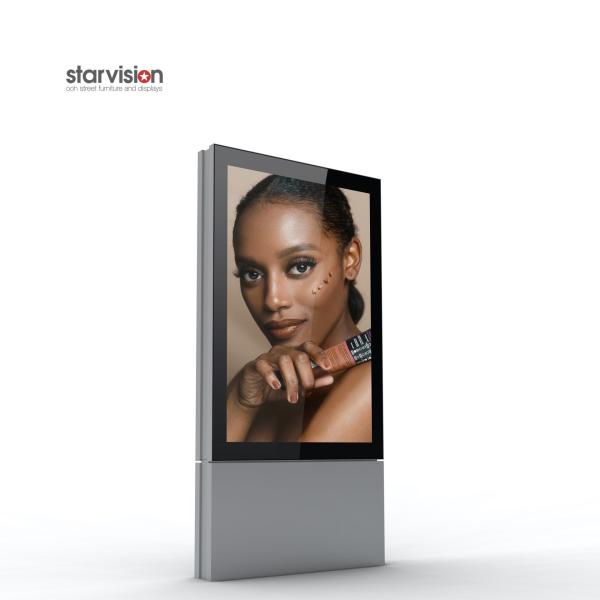 Anti corrosion Outdoor Digital Totem Street Active Area Kiosk