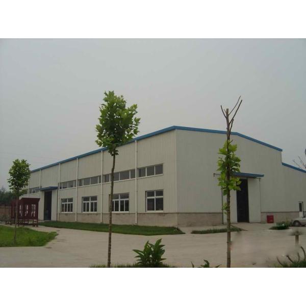 Steel Structure Warehouse with 50 Year Warranty and High Seismic Zone Design Featuring Customizable Parapet Wall