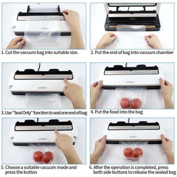 Frozen Seafood Nylon Vacuum Sealer Bags SGS Transparent Custom Printing