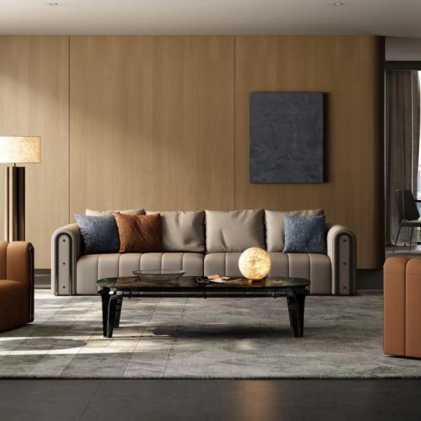 Luz de couro da chave do piano - sala de visitas verde da casa de campo de Sofa Nordic Sofa Bed Hotel