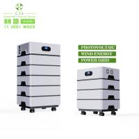 CTS 48v Bateria de lítio empilhável de baixa tensão 100ah Lifepo4 Bateria para armazenamento de energia doméstica