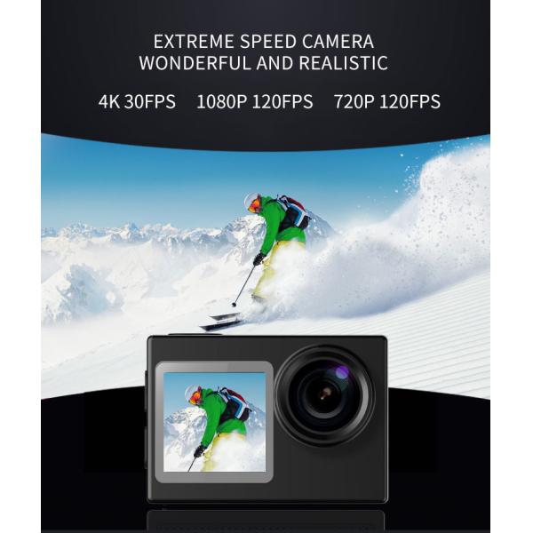 4k Ultra HD Touch Screen Action Camera Ip68 Waterproof EIS Swimming