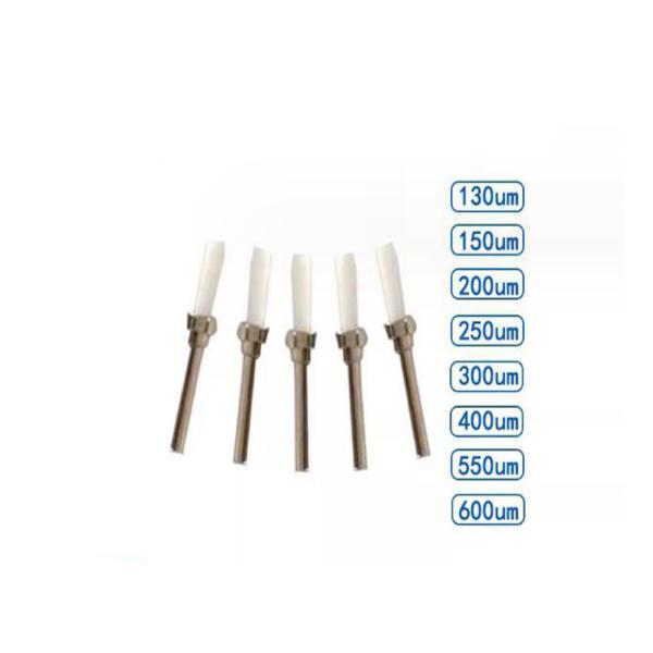 200um 300um 400um 600um FC Zirconia Ferrule Cerâmica Dispositivos de fibra óptica para personalização de conectores