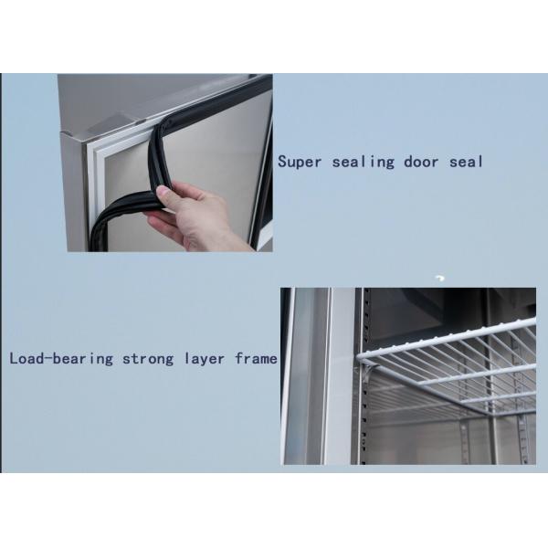 Modern Design 4 Door Commercial Freezer Precise Control Restaurant Refrigerator Freezer