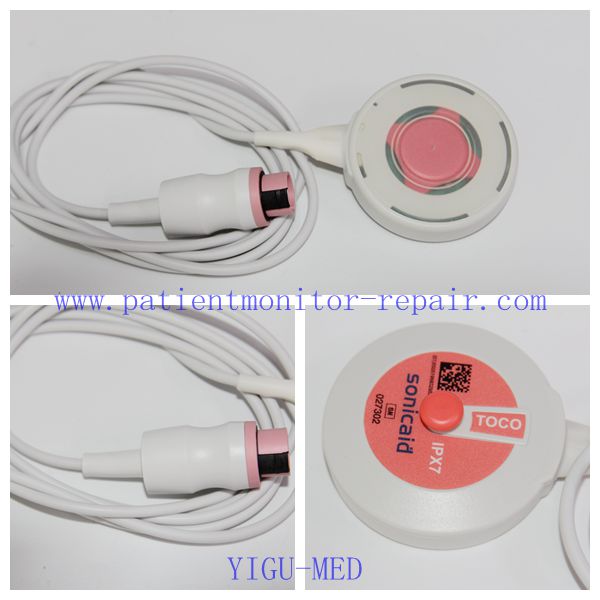 Cardiac Ultrasound Probe Sonicaid 8400-6921 TOCO Transducer