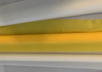 Couleur jaune blanche en nylon de la maille 43t du petit pain 110 de 100% pour l'impression de T-shirt