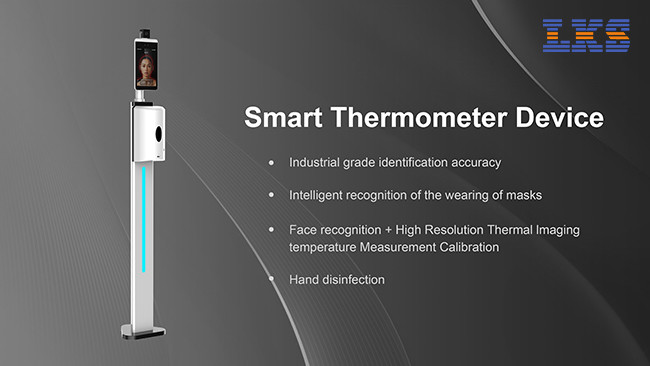 киоск Touchless распознавания лиц дезинфицирующего средства руки 1100ml
