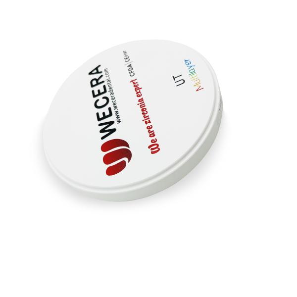 MPA dentaire 98*18mm du système ouvert 600 de disque de zircone matérielle multicouche colorée