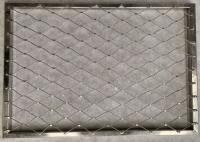 a balaustrada da prevenção da queda 0.5-30meter cabografa o fio de Mesh With Frame 2.0mm