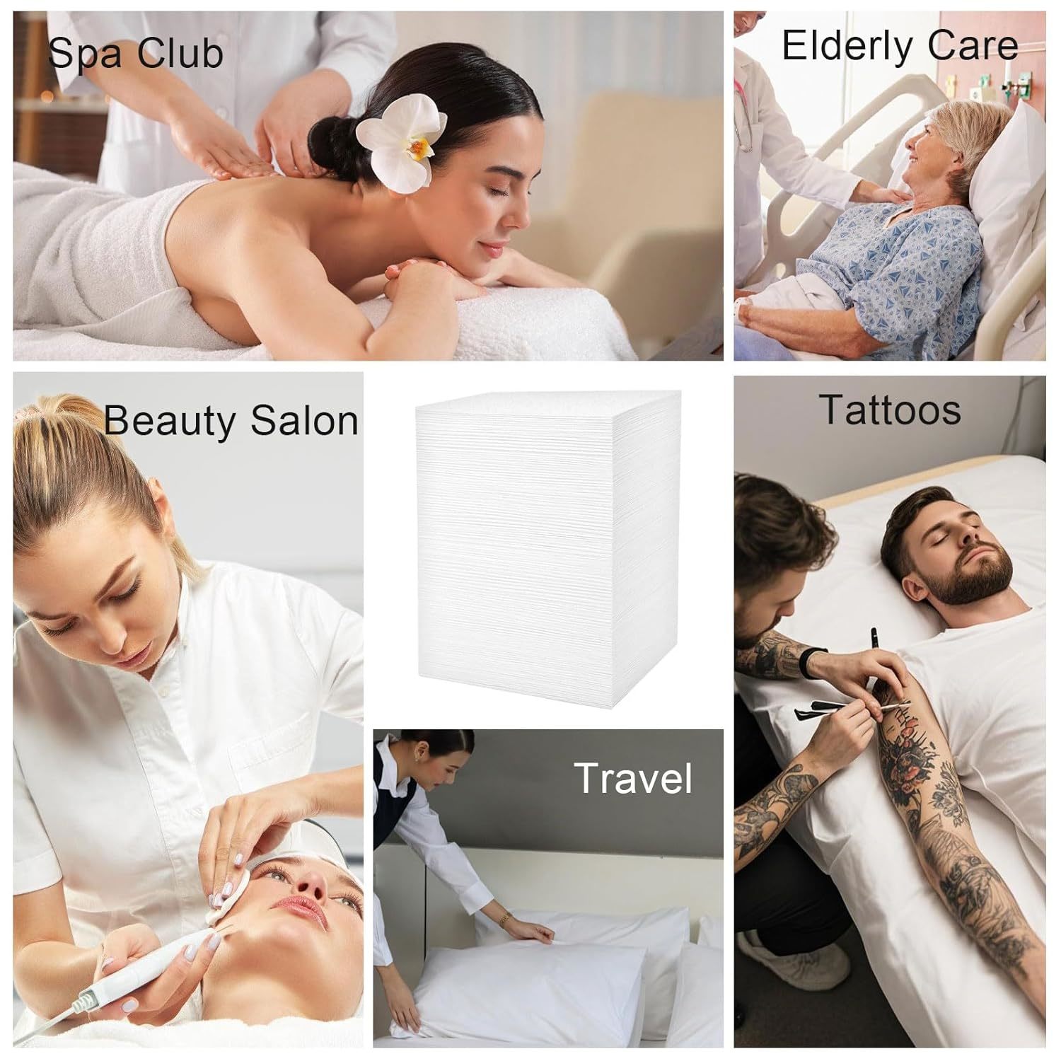 Eco-Friendly Medical Nonwoven Fabric Disposable Waterproof Hospital Bed Sheet Disposable Sheets Sheets Waterproof Massage Table Sheets Non Woven Fabric SPA Bed