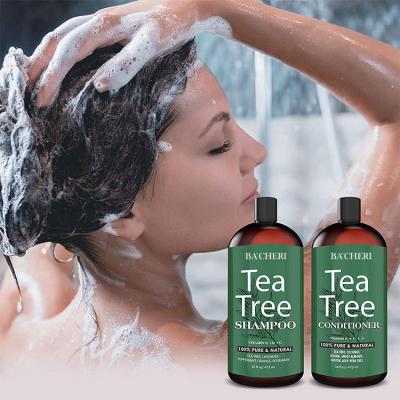 470ml Vitamin C+E Tea Tree Shampoo And Conditioner Sets Organic Natural Repair Damaged Hair