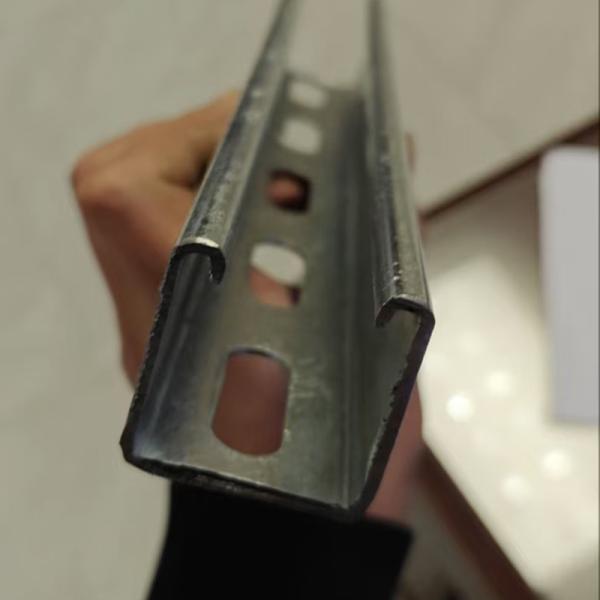 Lightweight Anodized Silver Metal Slotted Channel 1-3mm Aluminum C Shaped Steel Channel