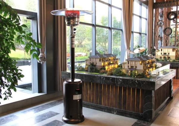 Contemporary Tall Mushroom Patio Heater Outside Heat Lamps CE Approved