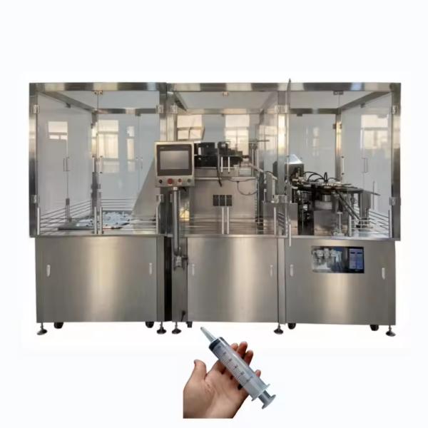 0.5-80ml Prefilled Liquid Compressed Air Syringe Filling Machine