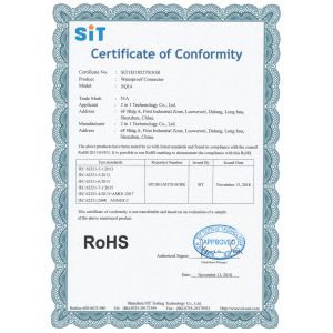 Shenzhen HUAYI-FADA Technology Co,.LTD Certifications