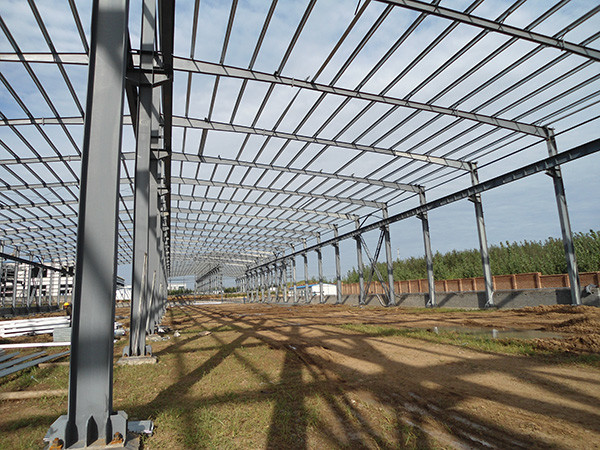 Affordable Heavy Steel Structure Construction With Vertical Columns / Horizontal Beams