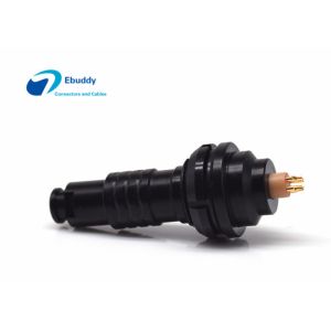 чернота 0K 4pin покрыла хромом штепсельную вилку соединителей FGG и гнездо IP68 панели EEG делает водостойким