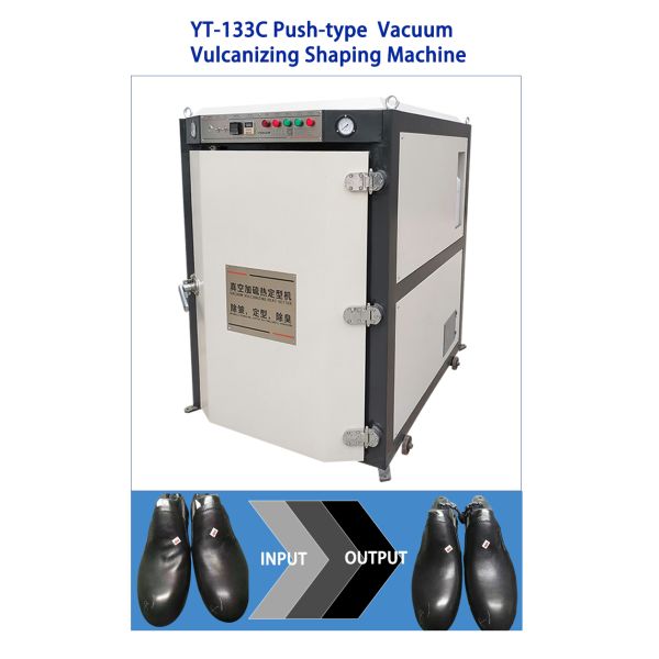 Vacuum Heat Shoe Heat Setting Machine with Double Cycle Wrinkle Removal and Movable Cross Bar for Perfect Shoe Last Shaping