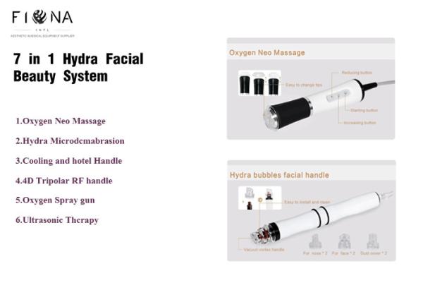 Water facial peel facial cleansing skin rejuvenation hydra peel facial machine 7 in 1 Water Dermabrasion machine Deep Cl